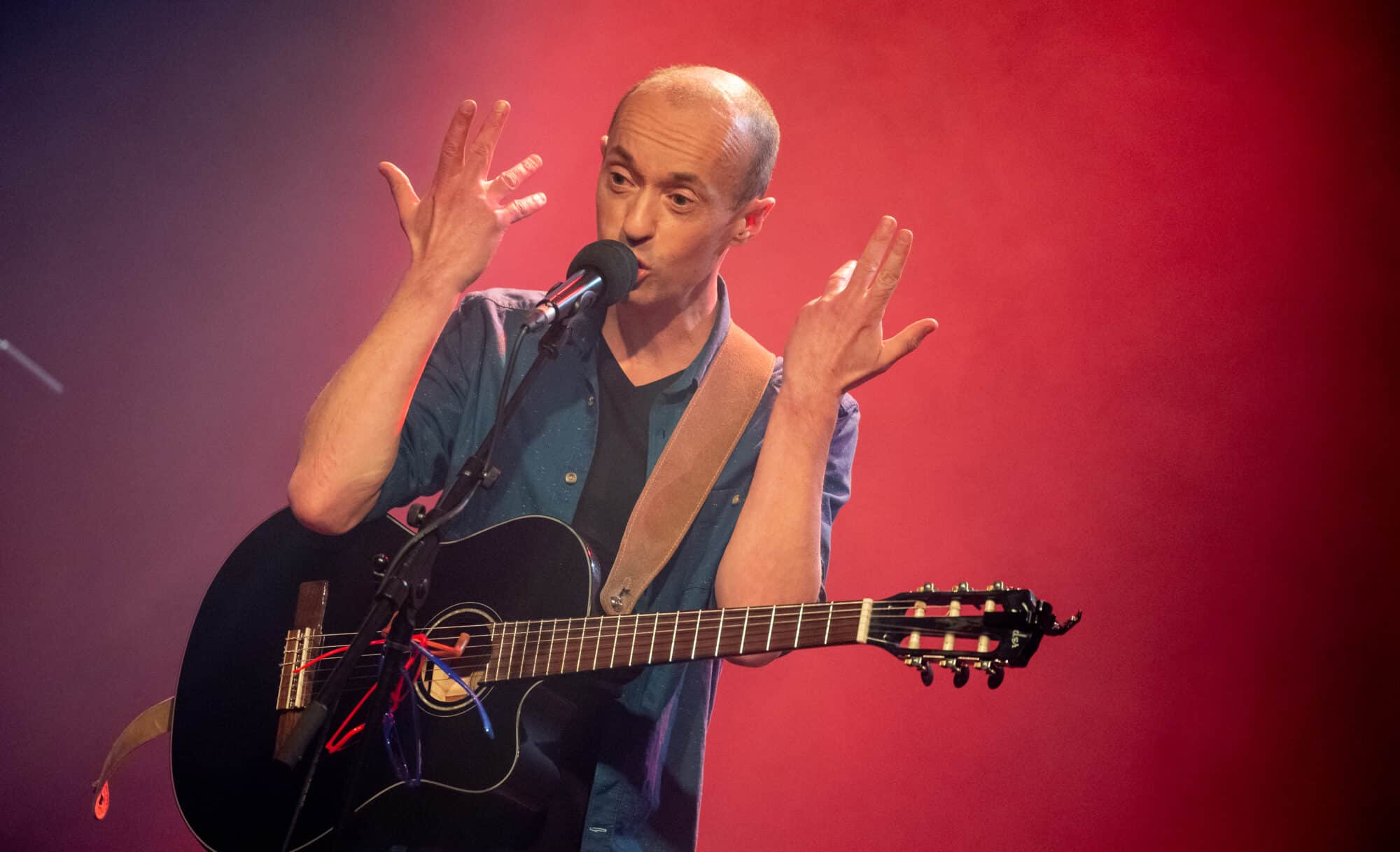 Frédéric Fromet sur scène