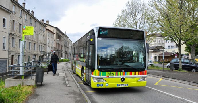 Photo de bus dans Rive de Gier